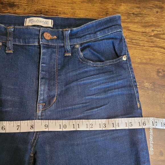 Madewell Jeans Size 28 High Riser Skinny Davis Wash B7131 Stretch Denim - Picture 7 of 11